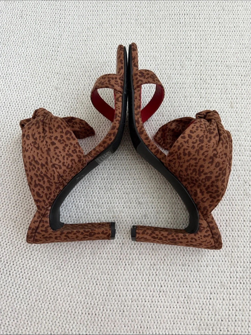 New York and Company Gerri Heels Animal Print Size 6.5 - Picture 4 of 8